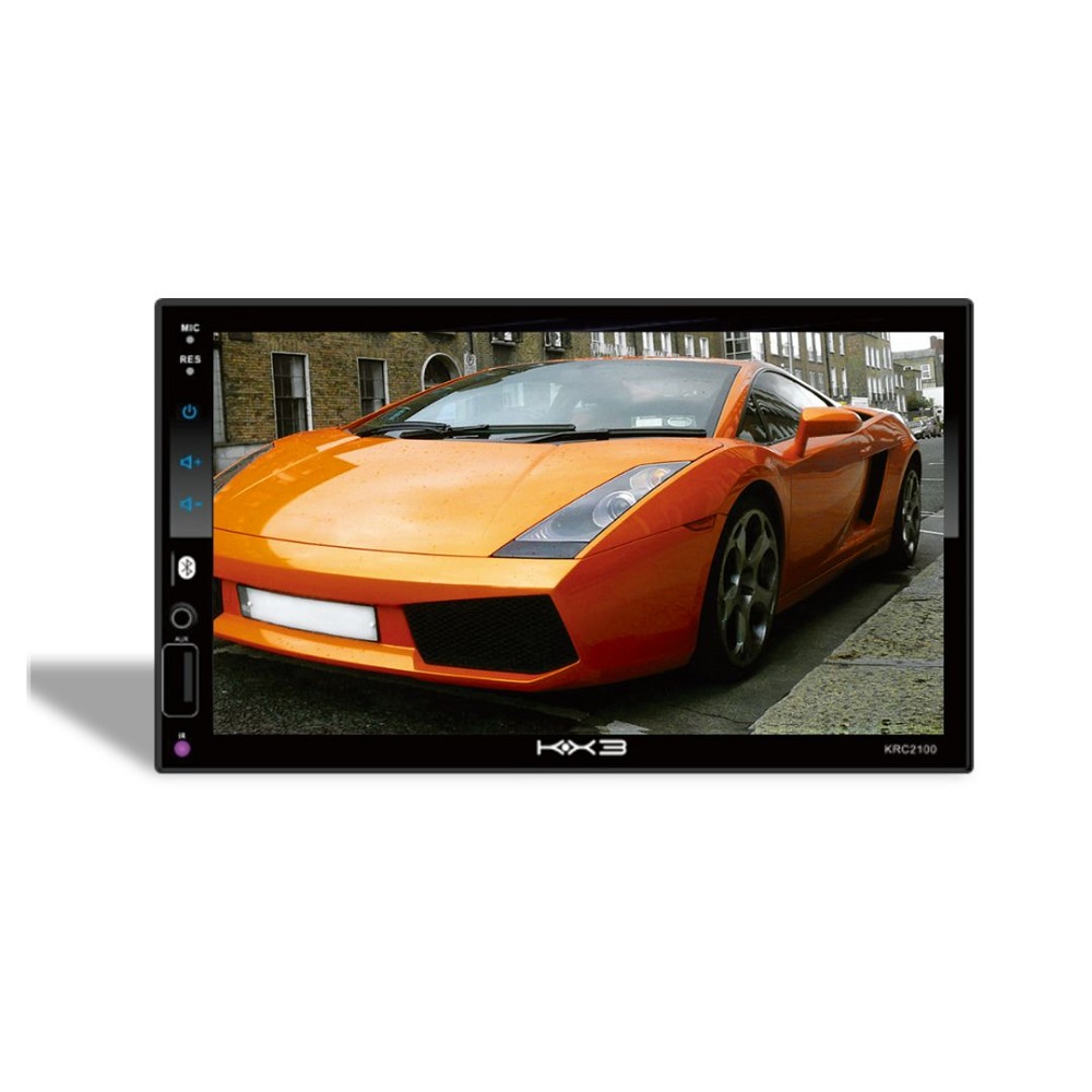 Reprodutor de Vídeo Multimidia 7 Polegadas 2 Din Bluetooth/Usb/Auxiliar/Fm KX3/GALTEC KRC2100S