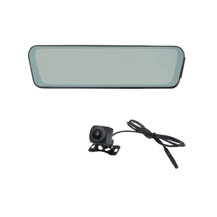Retrovisor Tela 9.6 Pol. com Entrada Câmera de Ré Roadstar Brasil RS1010BRMDVR