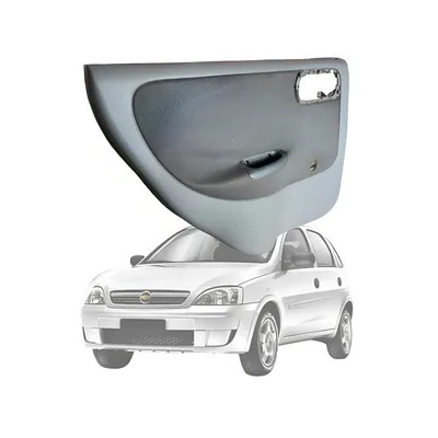 Revestimento da Porta Preto traseira lado direito Romanaplast 21C4137P