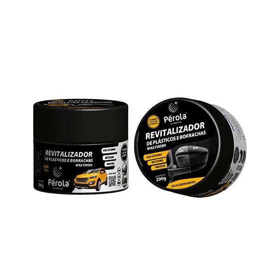 Revitalizador de Plástico e Borracha Wax Finish 200g Perola 050502