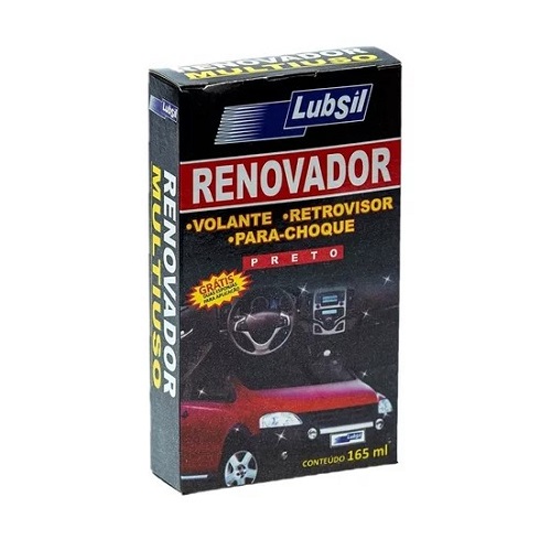 Revitalizador de Volante e Para-choque 165ml Preto Lubsil 00933