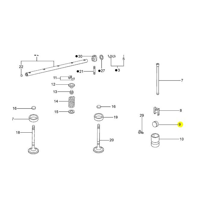 Rolete do Tucho Hidráulico MWM/Master Parts ERR0561AE