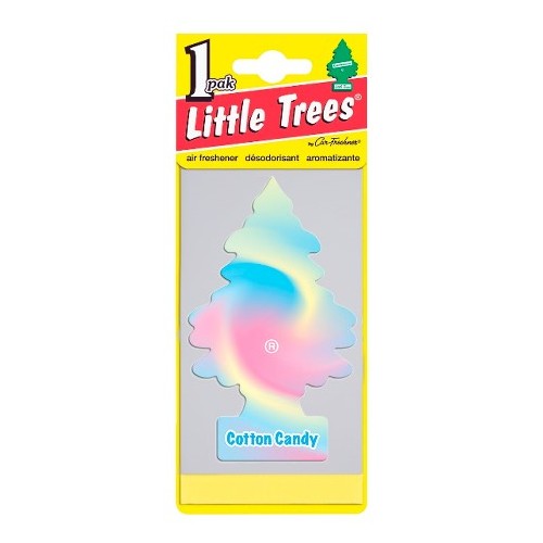 Sachê Aromatizador Car-Freshner Little Trees Algodão Doce Aroma Baúnilha Morango Caramelo Little Trees 10282