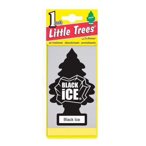 Sachê Aromatizador Car-Freshner Little Trees Black Ice Aroma Sândalo, Bergamota e Limão Little Trees 10155