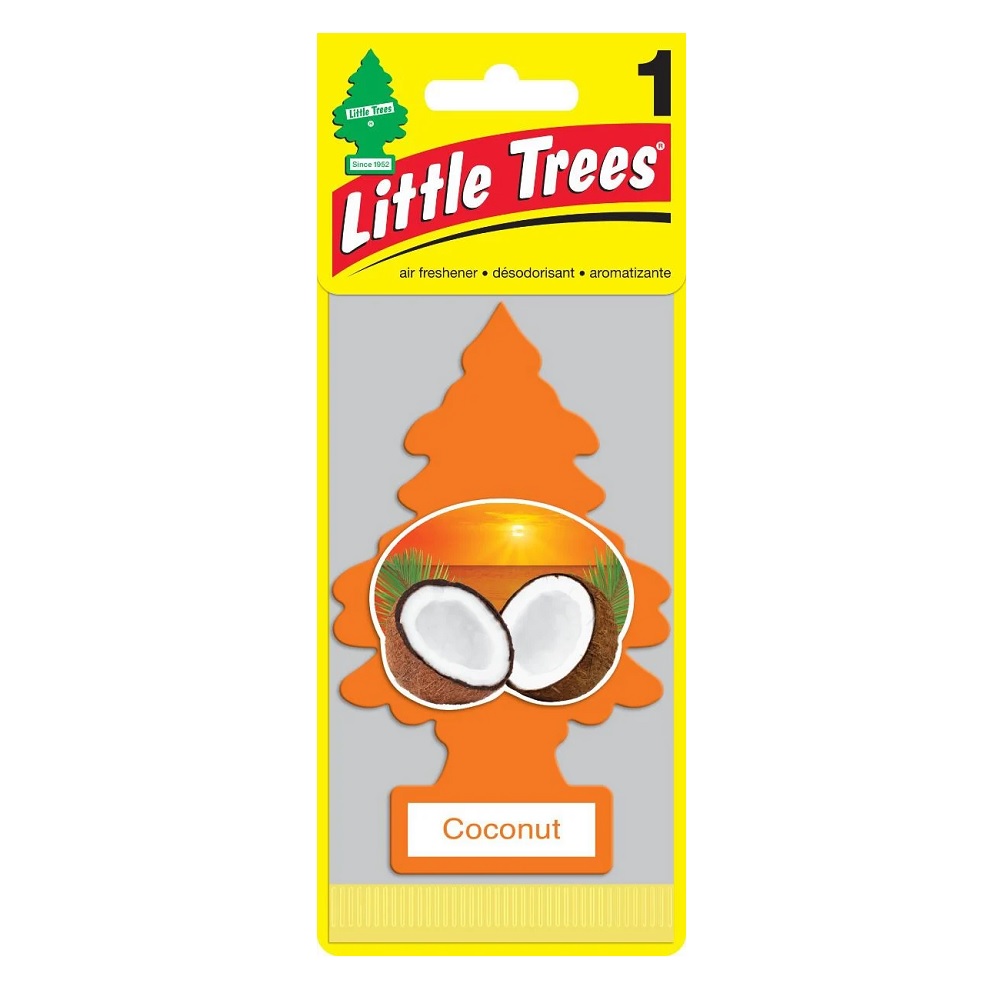 Sachê Aromatizador Car-Freshner Little Trees Coconout Aroma Coco Tropical Little Trees 10317