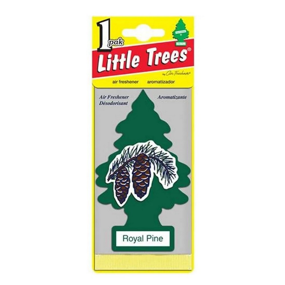 Sachê Aromatizador Car-Freshner Little Trees Royal Pine Aroma Sempre -Verde Ao Ar Livre Little Trees 10101