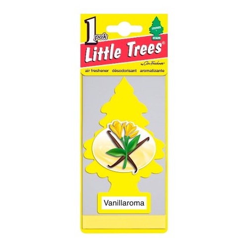 Sachê Aromatizador Car-Freshner Little Trees Vanillaroma Aroma Baúnilha Leite de Coco Cana-de-açúcar Little Trees 10105