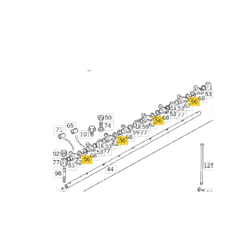 Separador do Balancim Mercedes Benz 0000550093