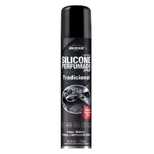 Silicone Bucas Spray Tradicional Perfumado 300ml Rodabrill 10827