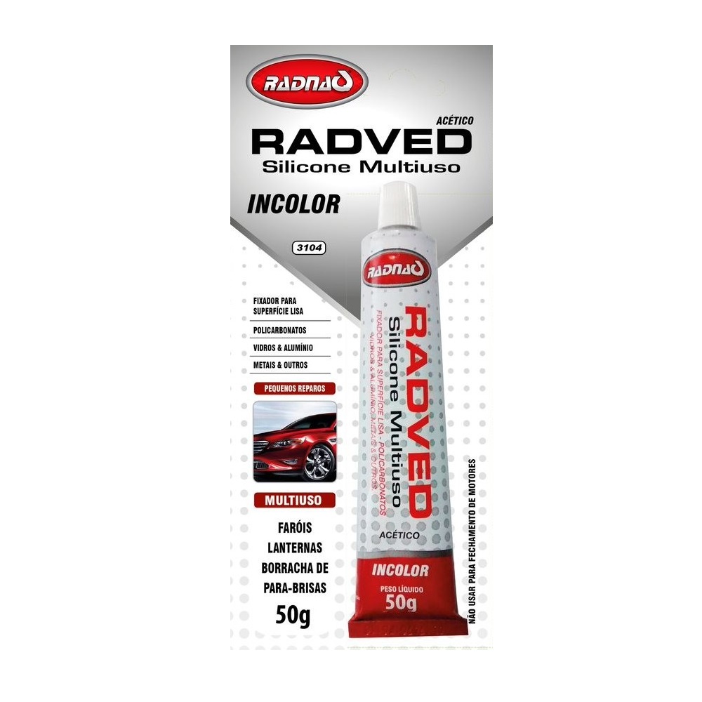Silicone multiuso incolor 50g Radnaq RQ310412