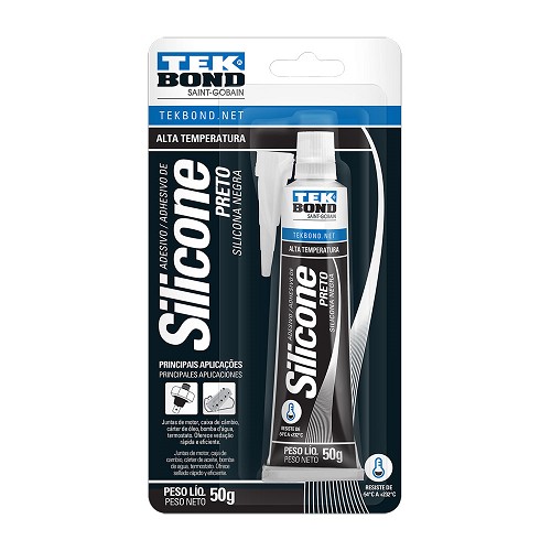 Silicone Preto 50g Tekbond/Adespec 0032000117012BT