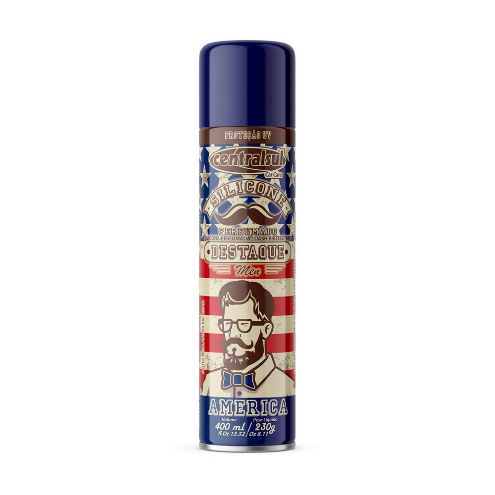 Silicone Spray Destaque América 400ml Centralsul 0153257