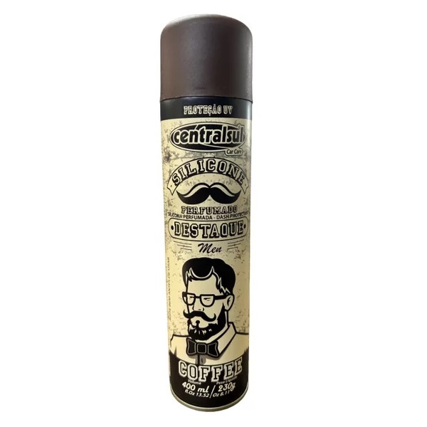 Silicone Spray Destaque Coffee 400ml Centralsul 183598