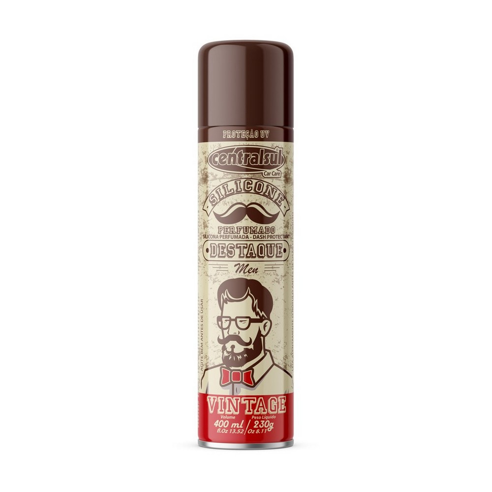 Silicone Spray Destaque Vintage 400ml Centralsul 0147508