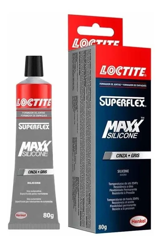 Silicone Superflex Maxx 80g Cinza Loctite 2596340