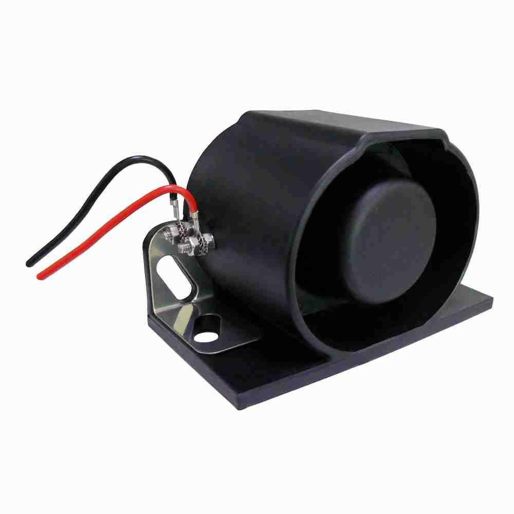 Sirene de Sensor de Ré 24V Intermitente 1,2A Preta Fixa DNI DNI3501