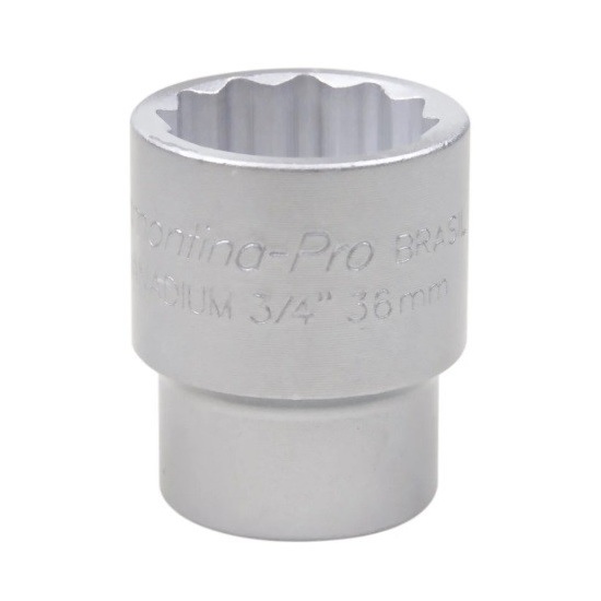 Soquete Estriado 3/4 Pol. 36mm Tramontina 44853/136 Tramontina PRO 44853136