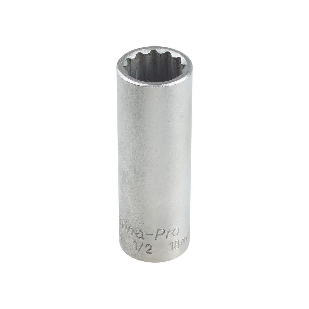 Soquete Estriado Longo 1/2 Pol. 18mm Tramontina PRO 44829118