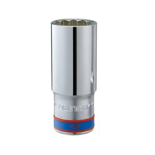 Soquete Estriado Longo 1/2 Pol.x30mm Kingtony 423030M