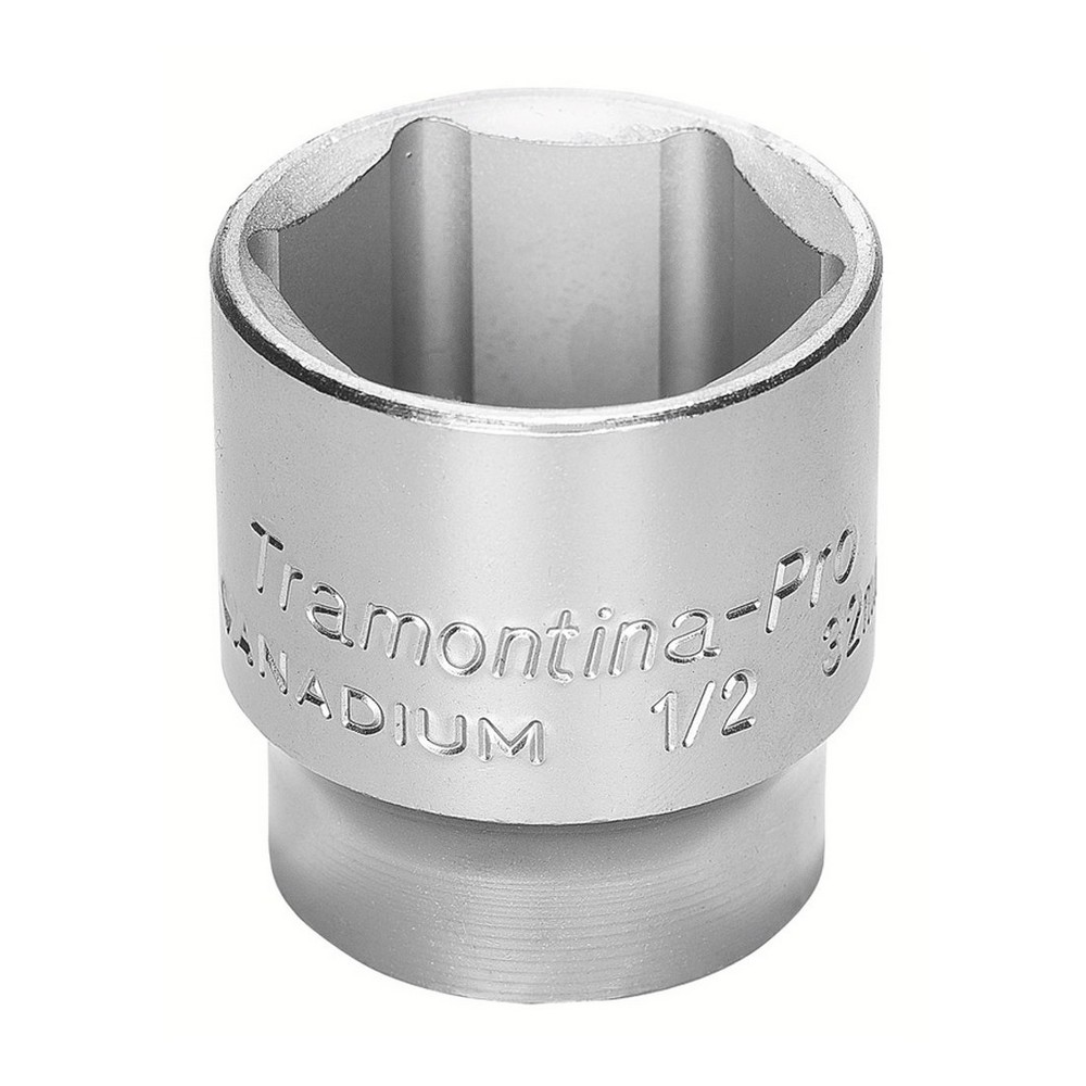 Soquete Sextavado 1/2 10mm Cromo Vanádio Tramontina PRO 44831110