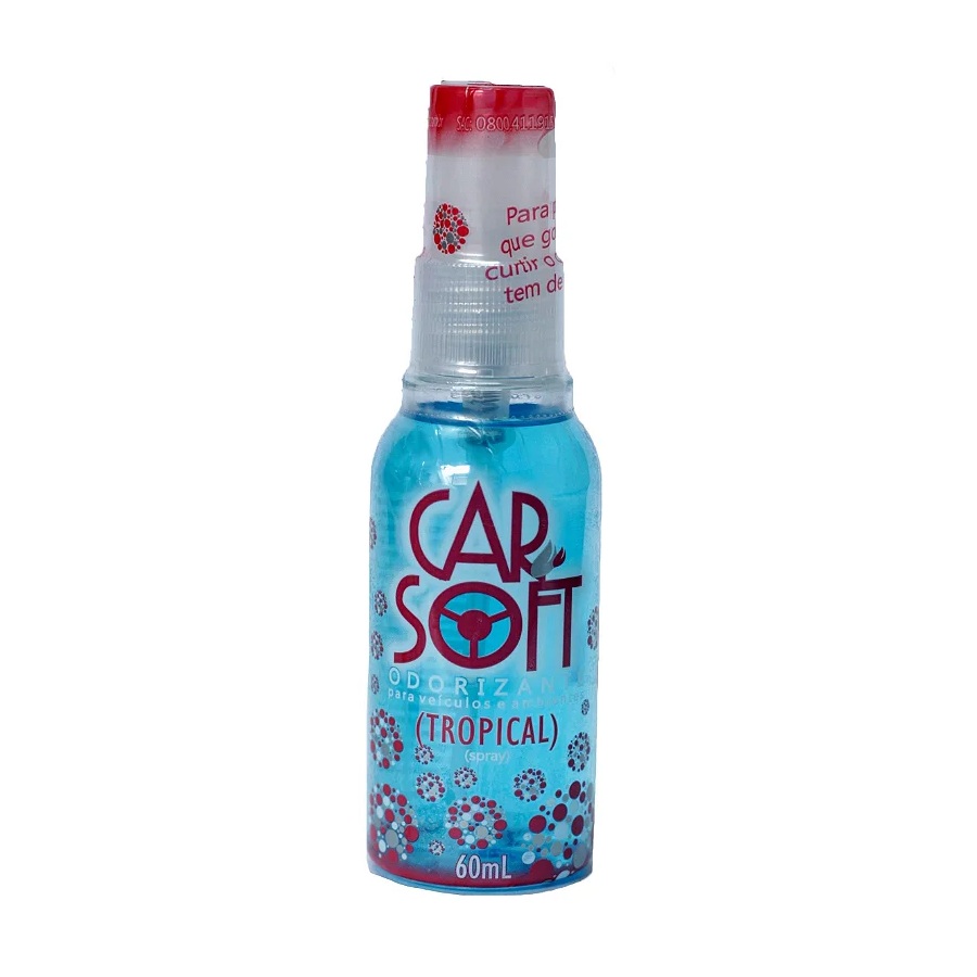 Spray Aromatizante Carsoft Tropical 60ml Quimilaus 20170