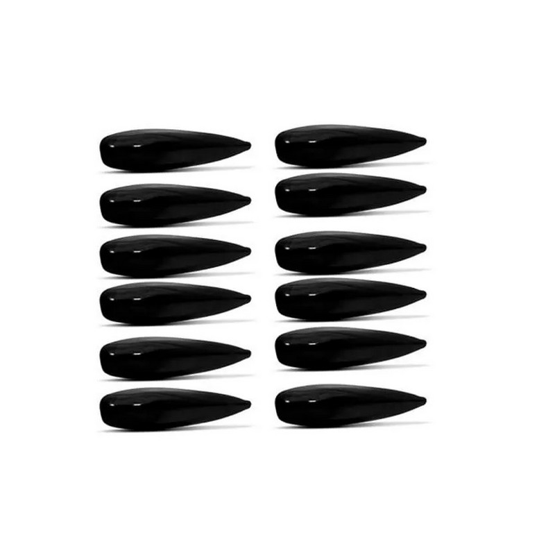 Stickparts Mini Friso Decorativo Preto 12 peças Shek Parts 14001