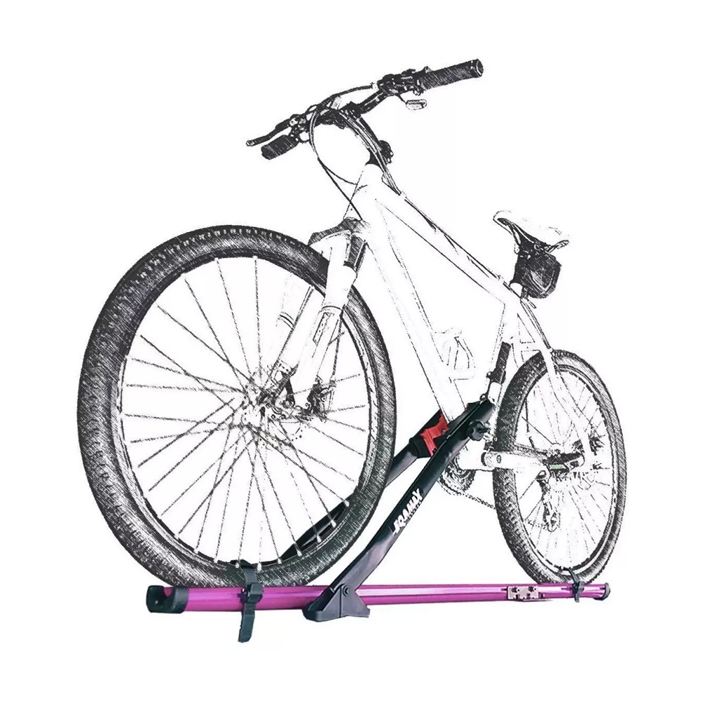 Suporte de Teto para Bike Velox Alumínio Rosa 1 Bike Eqmax 1217, foto 3