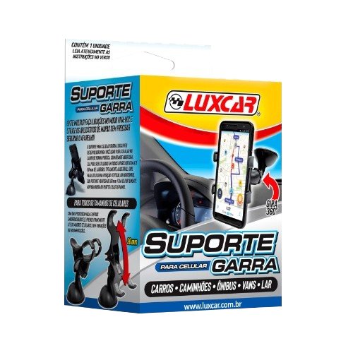 Suporte para Celular com Garra Luxcar 9260