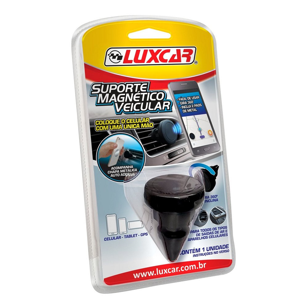 Suporte para Celular com Imã Luxcar 9257