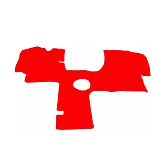 Tapete Vinil Vermelho DB Acessorios 419855