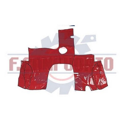Tapete Vinil Vermelho F.confuorto 063745
