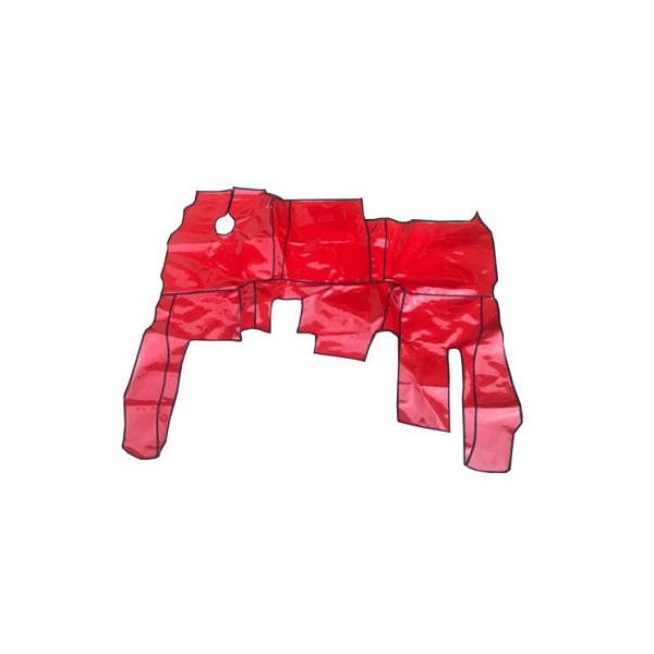 Tapete Vinil Vermelho F.confuorto 420487