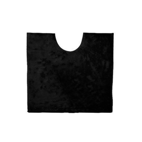 Tapetinho Pelúcia Meia Lua 60x55 Preto Rodibem 465694