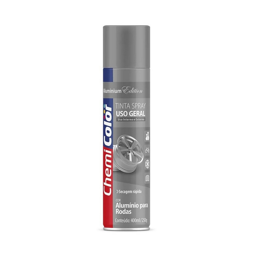Tinta Spray Alumínio para Rodas| Chemicolor 0680583