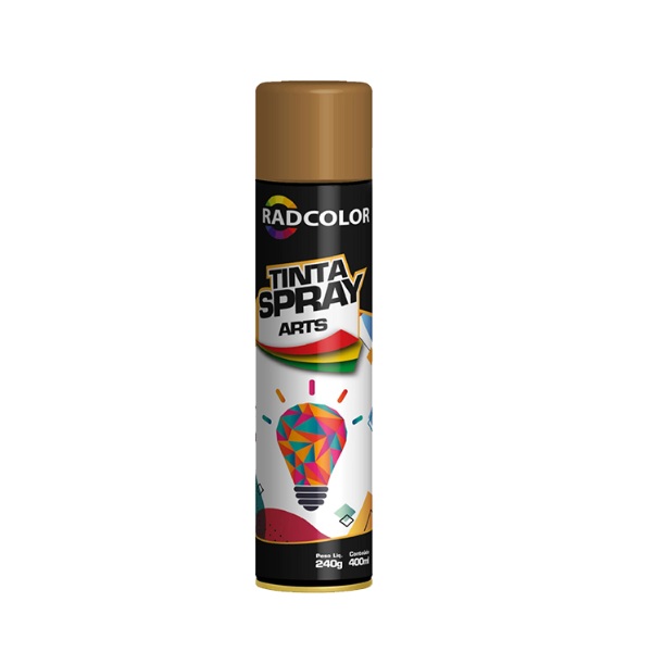 Tinta Spray Arts Caramelo 400ml/250g Radnaq RC215206
