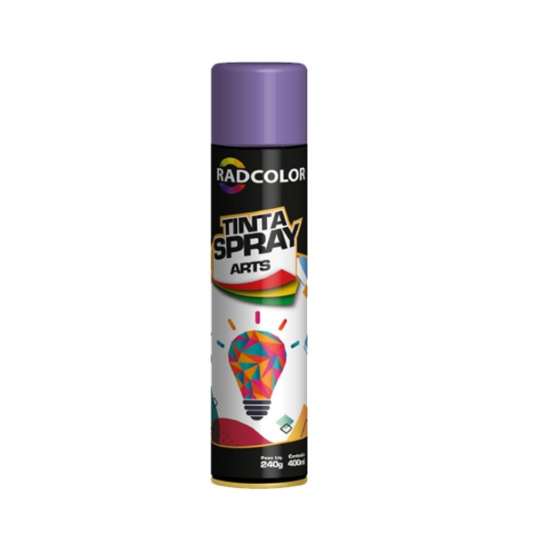 Tinta Spray Arts Lilas 400ml/250g Radnaq RC214906
