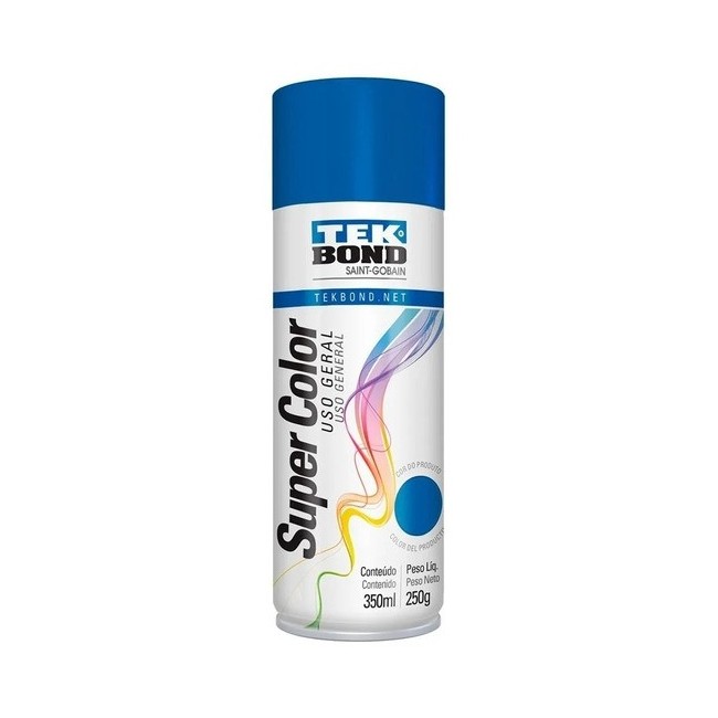 Tinta Spray Azul Escuro 350ml/250g Tekbond/Adespec 0211000022006LT