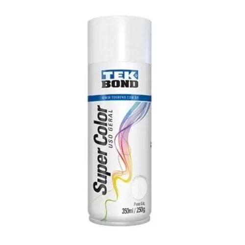 Tinta Spray Branco Brilhante 350m/l250g Tekbond/Adespec 0211000044006LT