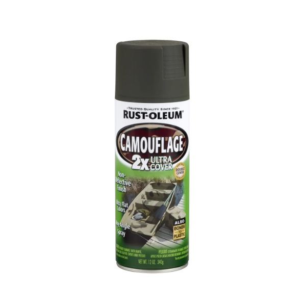 Tinta Spray Caqui Fosco Camuflado 340g Rust Oleum V1718184