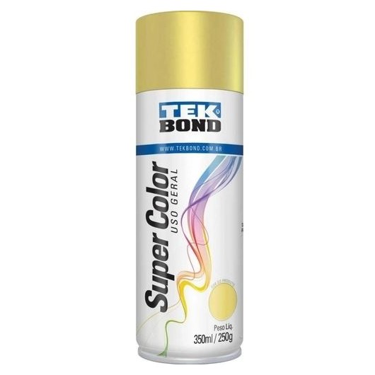 Tinta Spray Dourado 350ml/250g Tekbond/Adespec 0211000066006LT