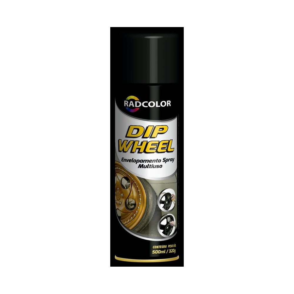 Tinta Spray Removivel Dip Wheel Cobre 500ml Radnaq RC230606