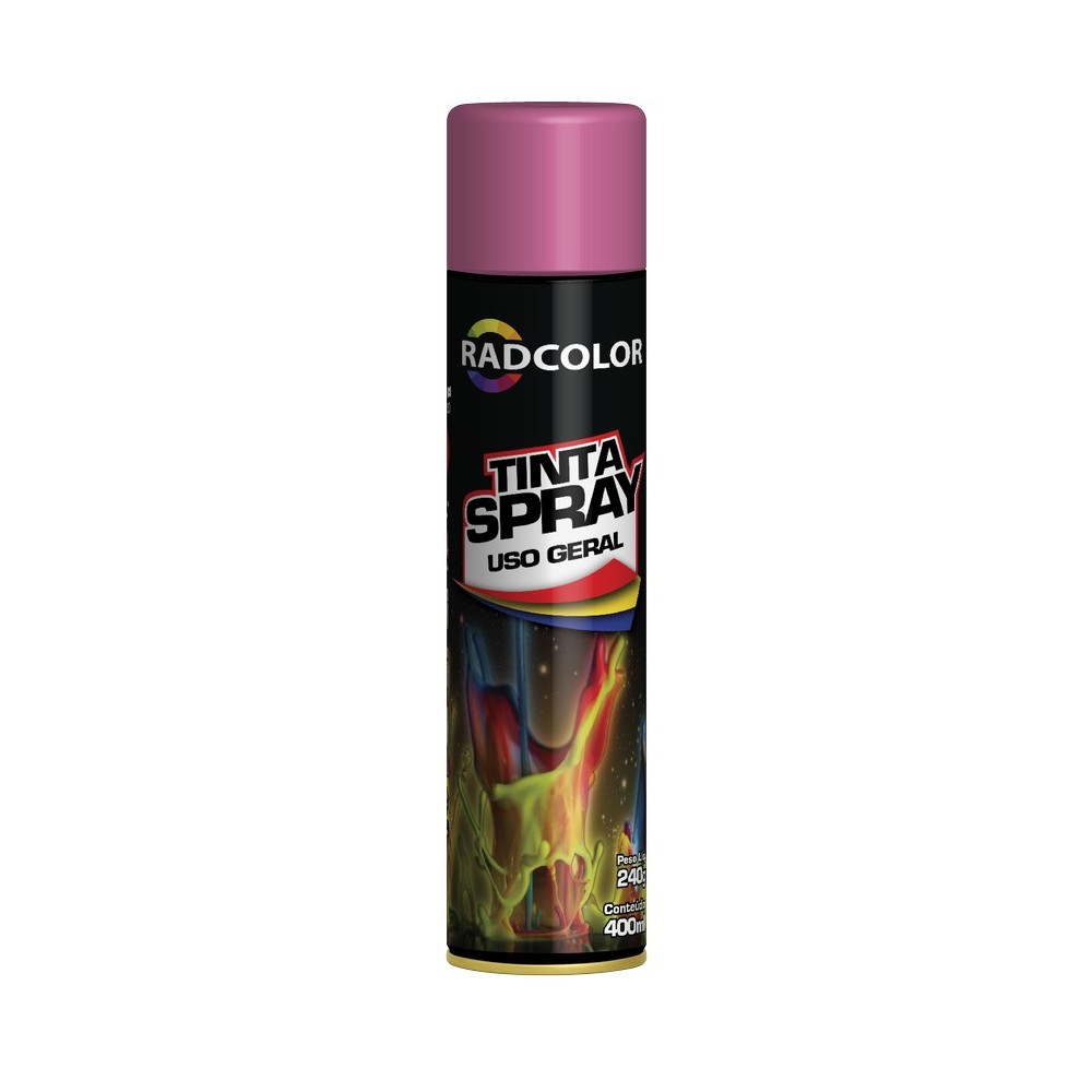 Tinta Spray Rosa Claro 400ml/250g Radnaq RC211506