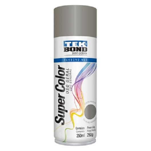 Tinta Spray Spray Platina Uso Geral 350ml Tekbond/Adespec 0211000114006LT