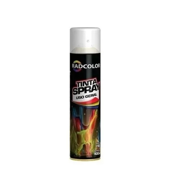 Tinta Spray Verniz Acrilico Fosco 400ml/250g Radnaq RC212606
