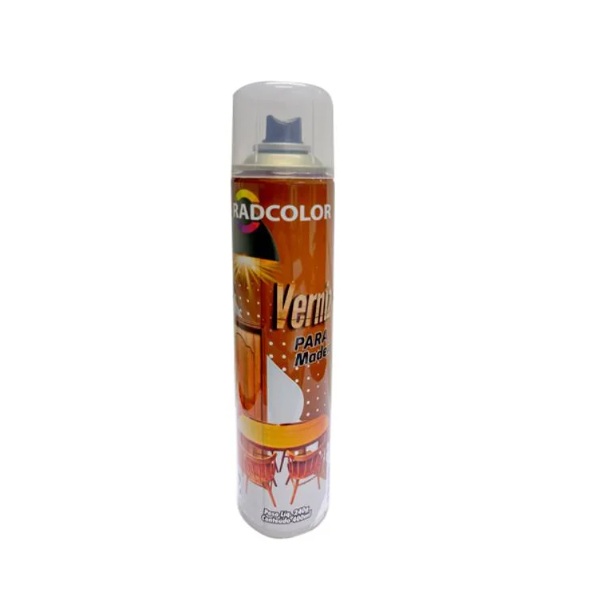 Tinta Spray Verniz Imbuia 400ml Radnaq RC240106
