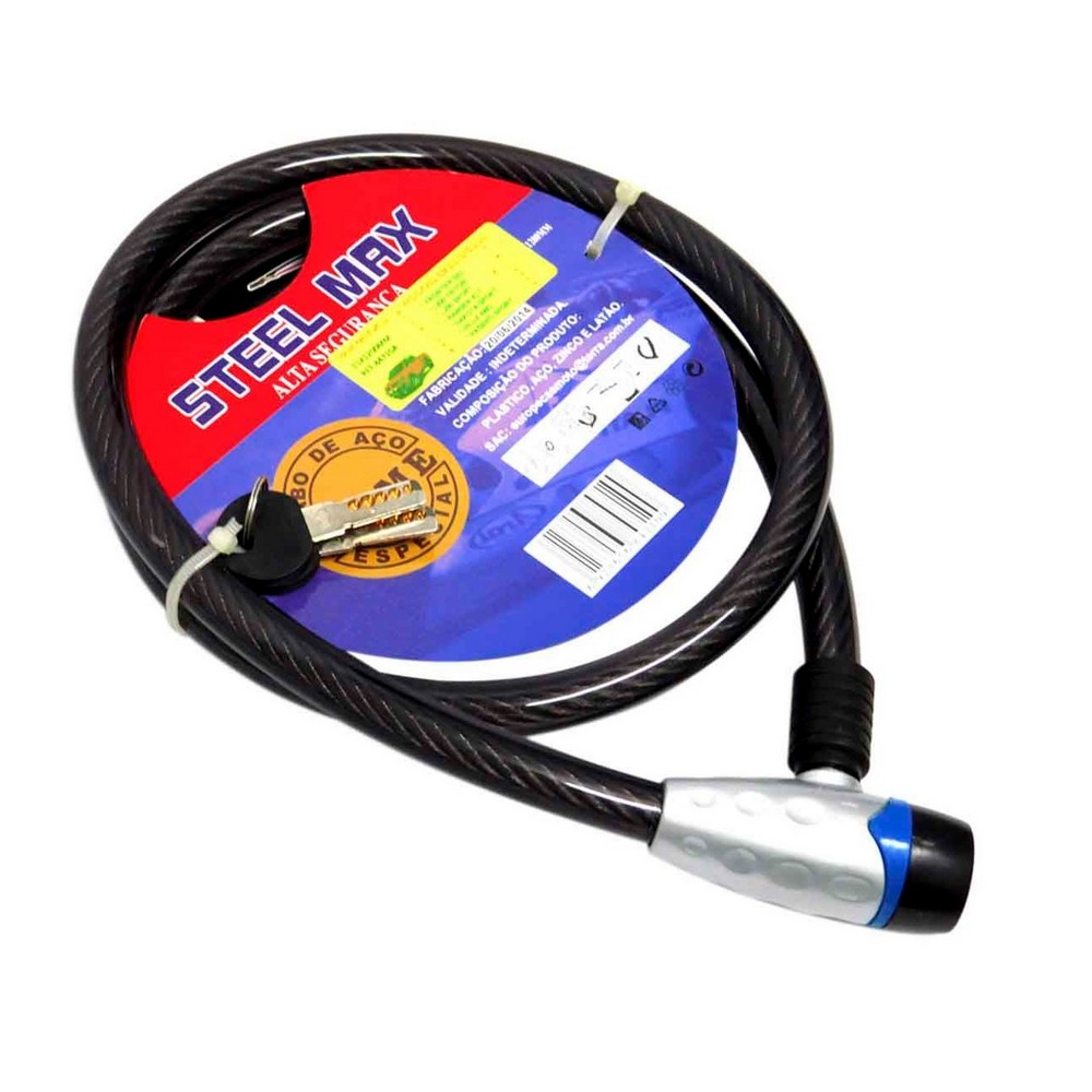 Trava Anti-furto 15mm X 1.20m Steel Max Universal LG Ferramentas 84710A