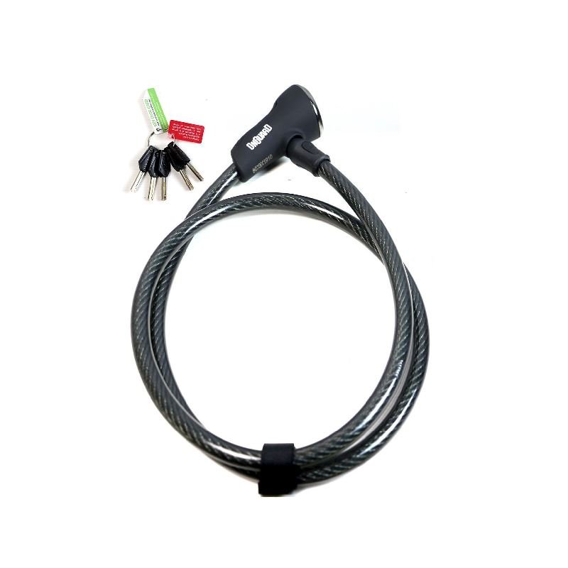 Trava Antifurto Onguard 120cmx12mm com Chave Preto LG Ferramentas 8039PR