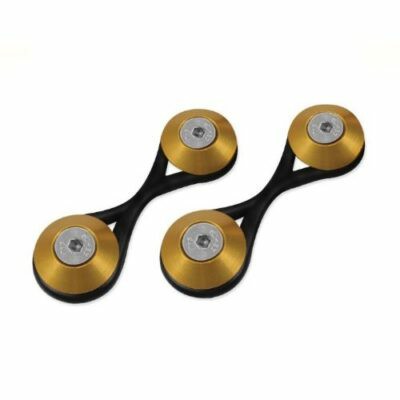 Trava do Para-choque Amarelo Decorativo P2 Acessórios Automotivos TPD11