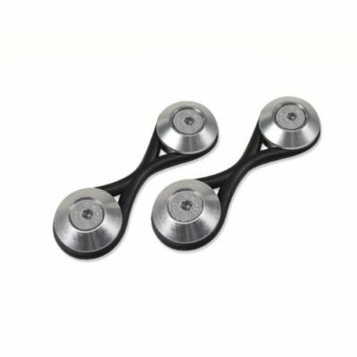 Trava do Para-choque Prata Decorativo P2 Acessórios Automotivos TPD09