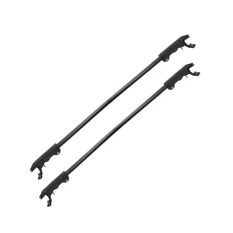 Travessa da Teto 4 Portas com Longarina Aluminio/Preto Long Life 8080D